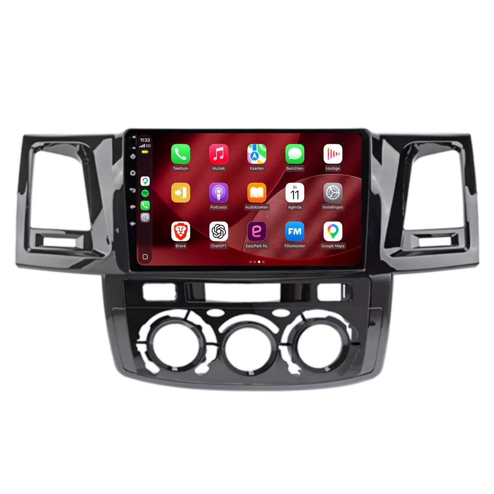 Toyota Hilux | Android 15 | 9 inch Autoradio | 2008 t/m 2016 | CarPlay & Android Auto