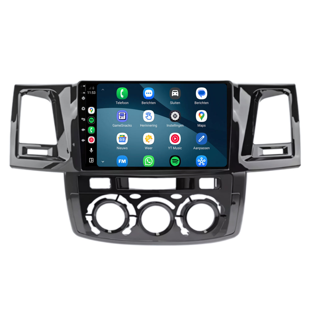Toyota Hilux | Android 15 | 9 inch Autoradio | 2008 t/m 2016 | CarPlay & Android Auto