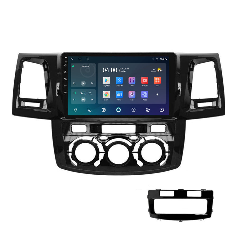 Toyota Hilux-radio med CarPlay & Android Auto | 2008–2016 | 9 tommer | Android 15 | CTX-7252