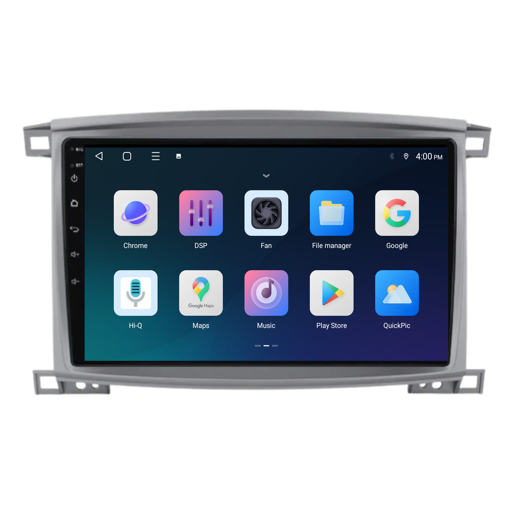 Autoradio CarPlay e Android Auto per Toyota Land Cruiser 100 | 2005–2007 | 9 pollici | Android 15 | CTX-7310