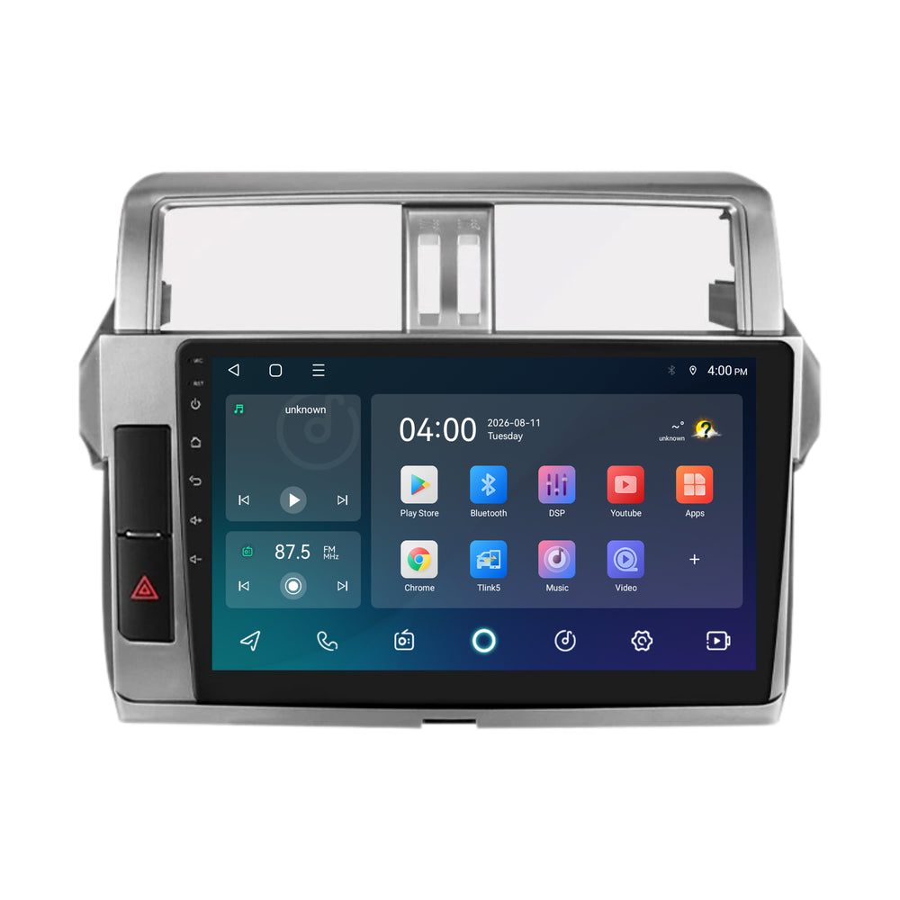 Radio CarPlay e Android Auto per Toyota Land Cruiser Prado 150 | 2013–2017 | 9 pollici | Android 15 | CTX-7452