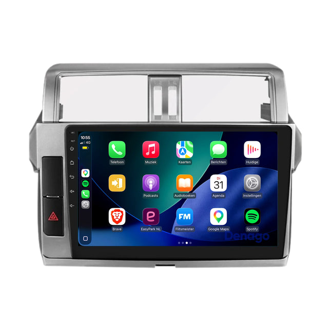 Toyota Land Cruiser Prado 150 CarPlay autoradio | 2013 t/m 2017 | Denago DNG-A452 | 9 inch | Android 13 | Draadloos CarPlay & Android Auto