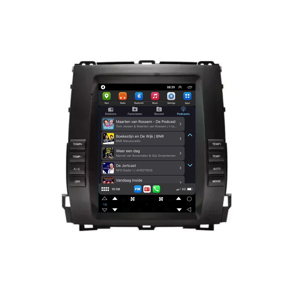 Toyota Land Cruiser Prado | Android 13 | Autoradio | 2002 t/m 2009 | CarPlay & Android Auto