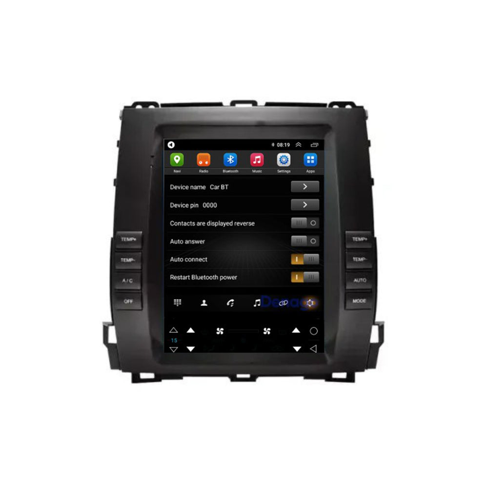 Toyota Land Cruiser Prado CarPlay autoradio | 2002 t/m 2009 | Denago DNG-A476 | 9.7 inch Tesla Style | Android 13 | Draadloos CarPlay & Android Auto