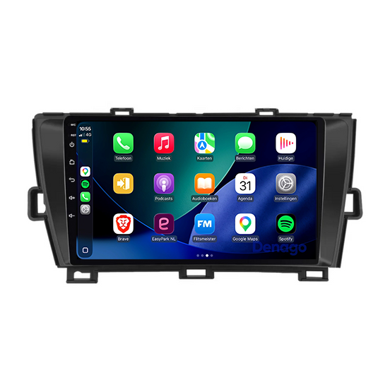 Toyota Prius CarPlay autoradio | 2009 t/m 2015 | Denago DNG-A397 | 9 inch | Android 13 | Draadloos CarPlay & Android Auto
