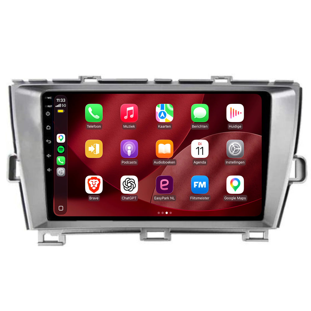 راديو Toyota Prius مع CarPlay وAndroid Auto | 2009–2015 | 9 بوصة | Android 15 | CTX-7269