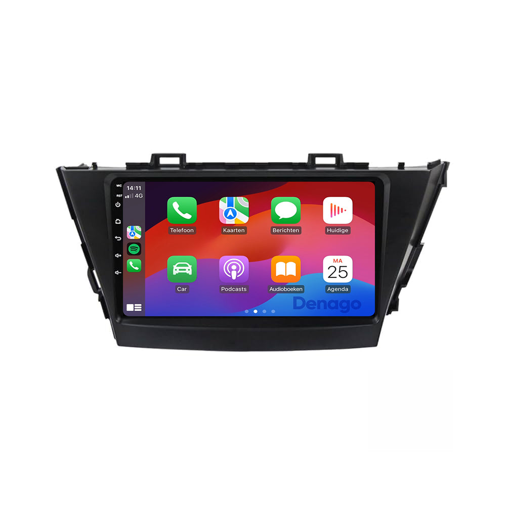 Toyota Prius Plus CarPlay autoradio | 2009 t/m 2015 | Denago DNG-A365 | 9 inch | Android 13 | Draadloos CarPlay & Android Auto