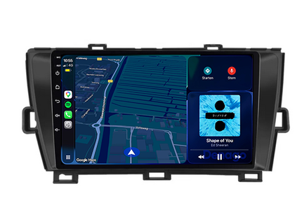Toyota Prius CarPlay autoradio | 2009 t/m 2015 | Denago DNG-A397 | 9 inch | Android 13 | Draadloos CarPlay & Android Auto