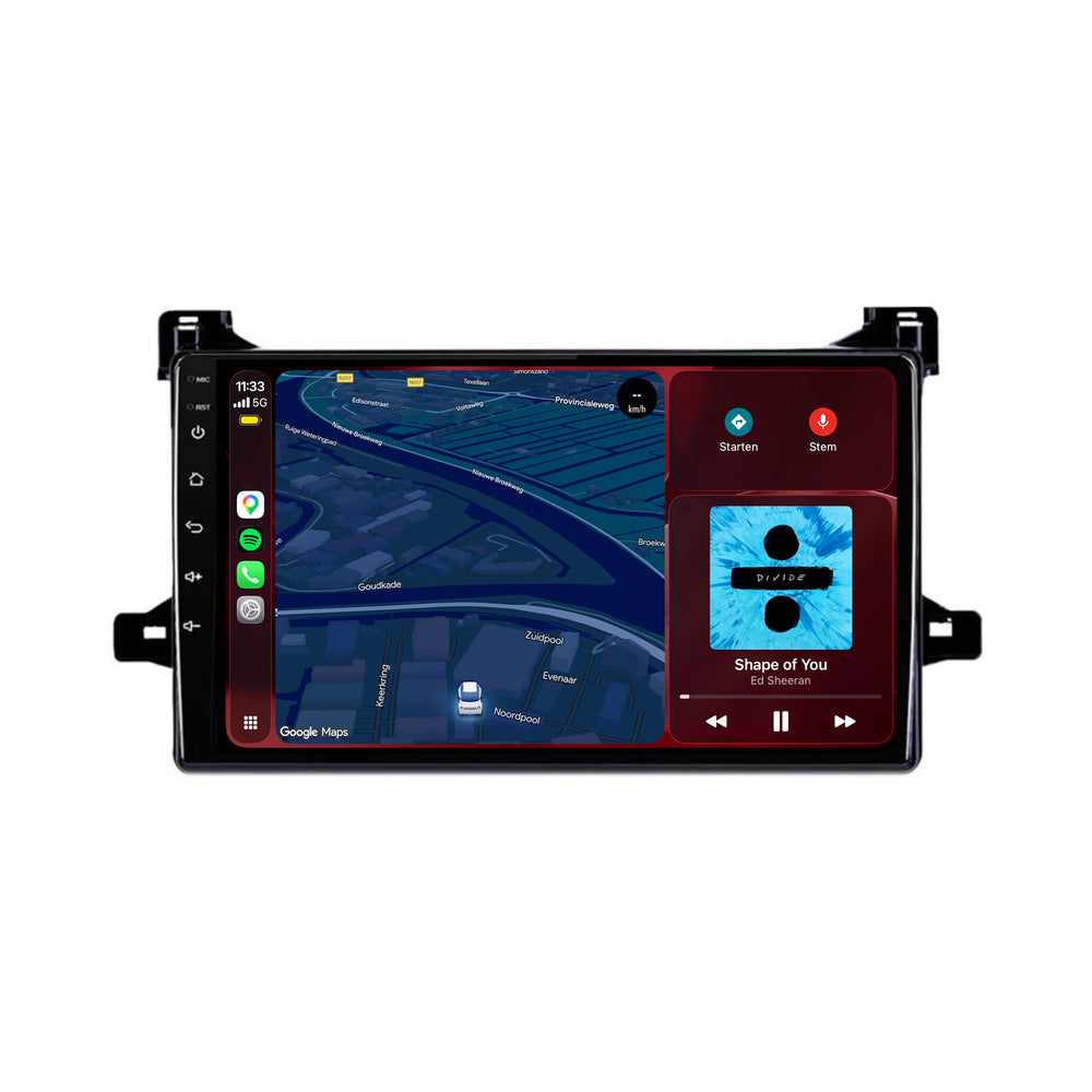 Autoradio Toyota Prius CarPlay e Android Auto | 2016–2018 | 9 pollici | Android 15 | CTX-7311