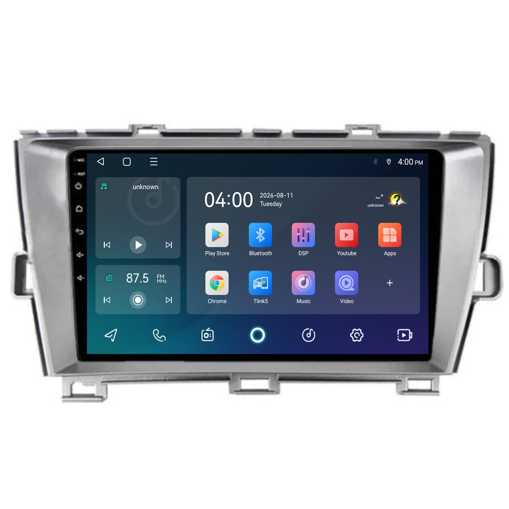 راديو Toyota Prius مع CarPlay وAndroid Auto | 2009–2015 | 9 بوصة | Android 15 | CTX-7269
