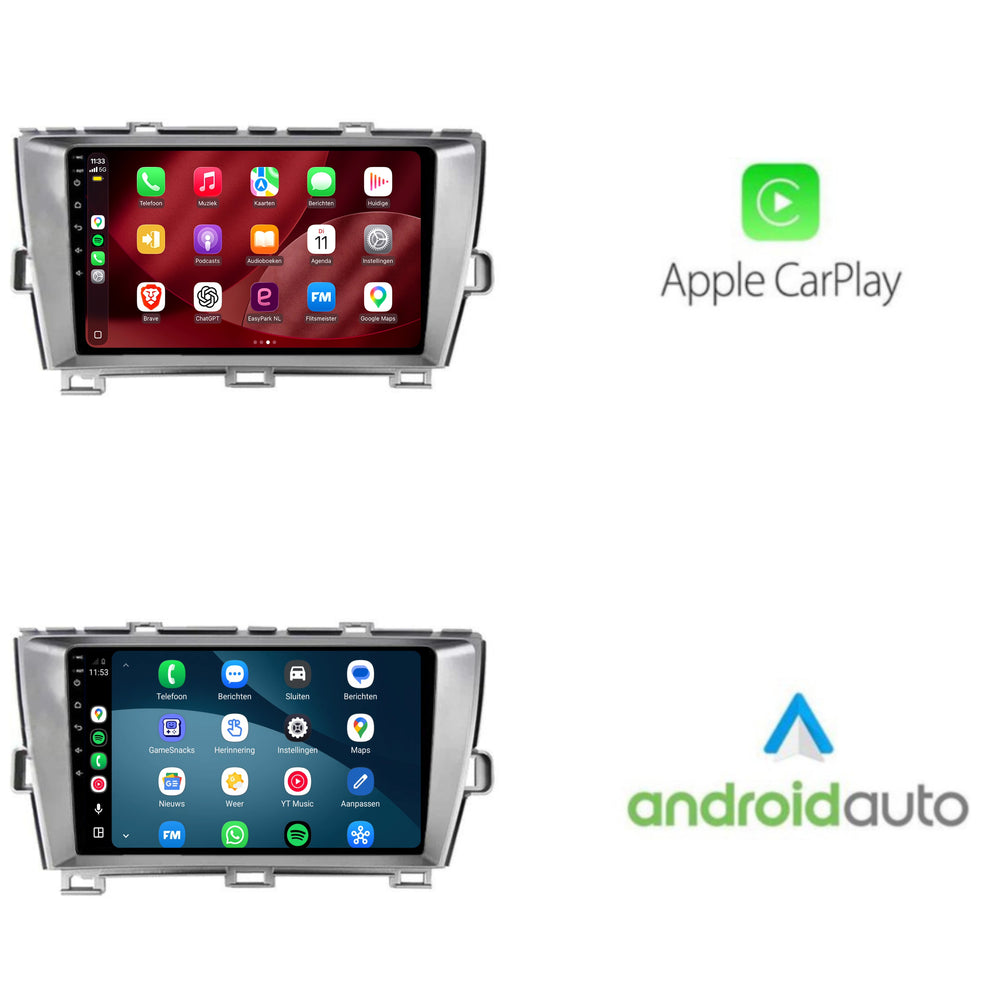 راديو Toyota Prius مع CarPlay وAndroid Auto | 2009–2015 | 9 بوصة | Android 15 | CTX-7269