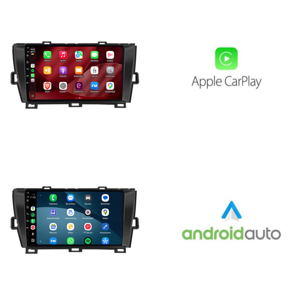 Autoradio Toyota Prius con CarPlay e Android Auto | 2009–2015 | 9 pollici | Android 15 | CTX-7397