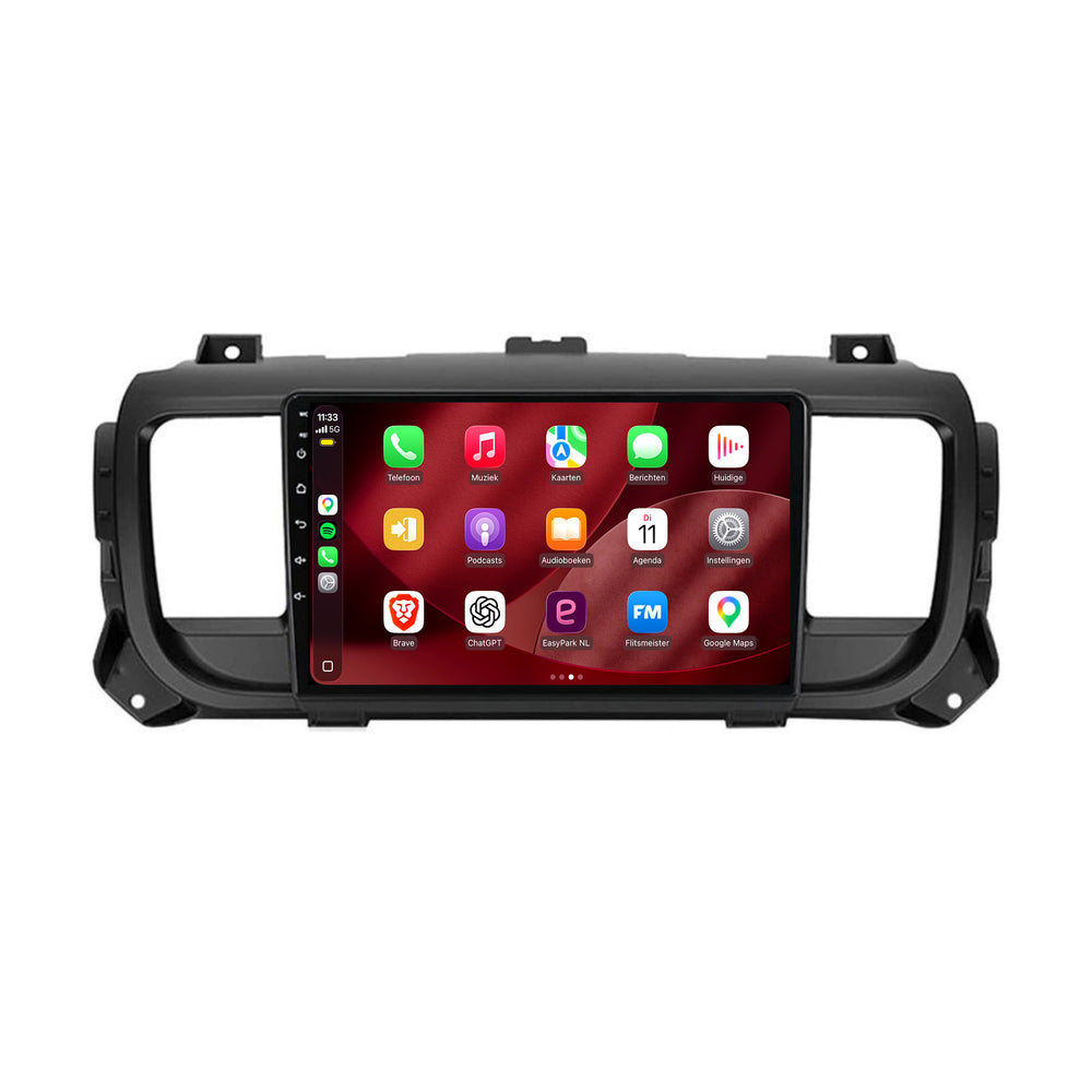 Autoradio Fiat Scudo con CarPlay e Android Auto | 2016–2023 | 9 pollici | Android 15 | CTX-7236