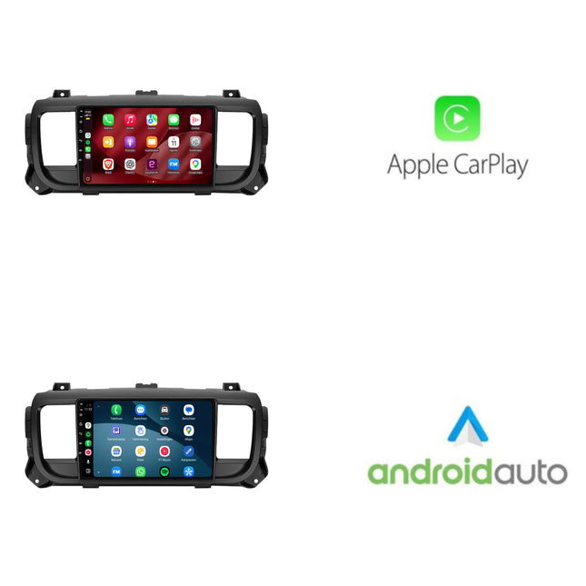 Fiat Scudo-radio med CarPlay og Android Auto | 2016–2023 | 9 tommer | Android 15 | CTX-7236