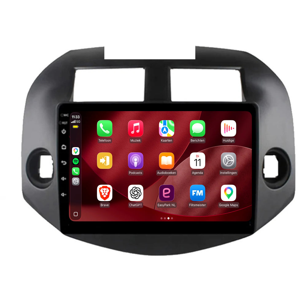 Radio CarPlay e Android Auto per Toyota RAV4 | 2007–2012 | 10 pollici | Android 15 | CTX-7314