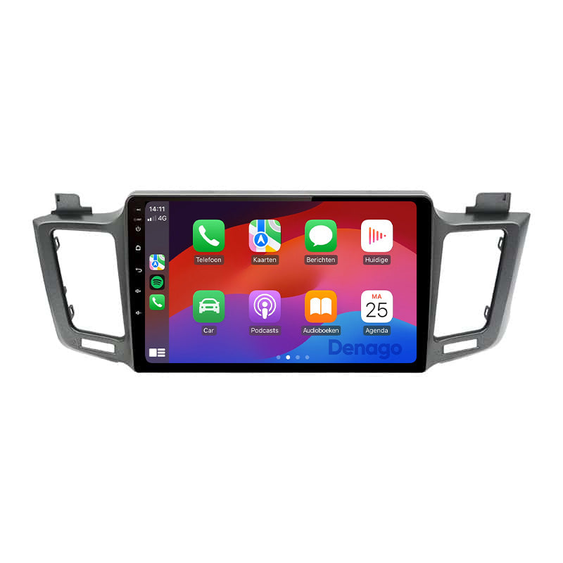 Autoradio CarPlay pour Toyota RAV4 | 2013 à 2018 | Denago DNG-A249 | Écran 9 pouces | Android 13 | CarPlay sans fil & Android Auto