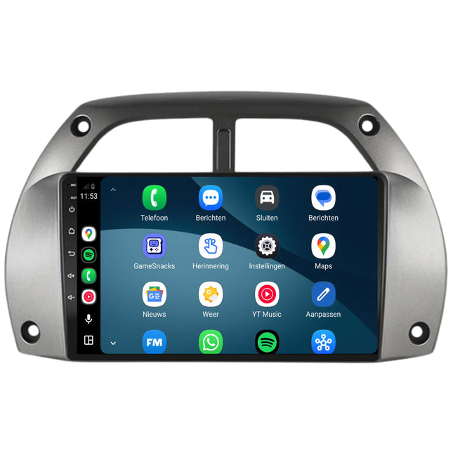 Toyota RAV4 CarPlay & Android Auto radio | 2001–2003 | 9 inch | Android 15 | CTX-7206