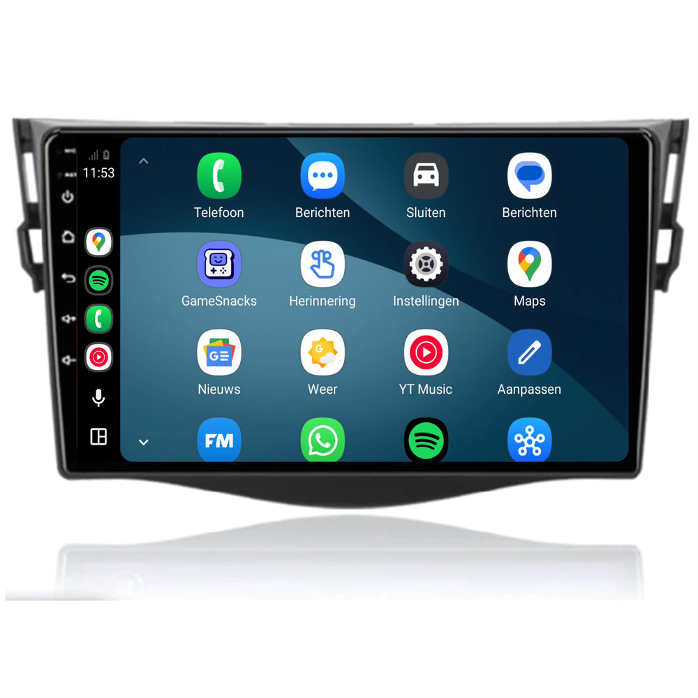Toyota RAV4 | Android 15 | 9 inch Autoradio | 2006 t/m 2013 | CarPlay & Android Auto