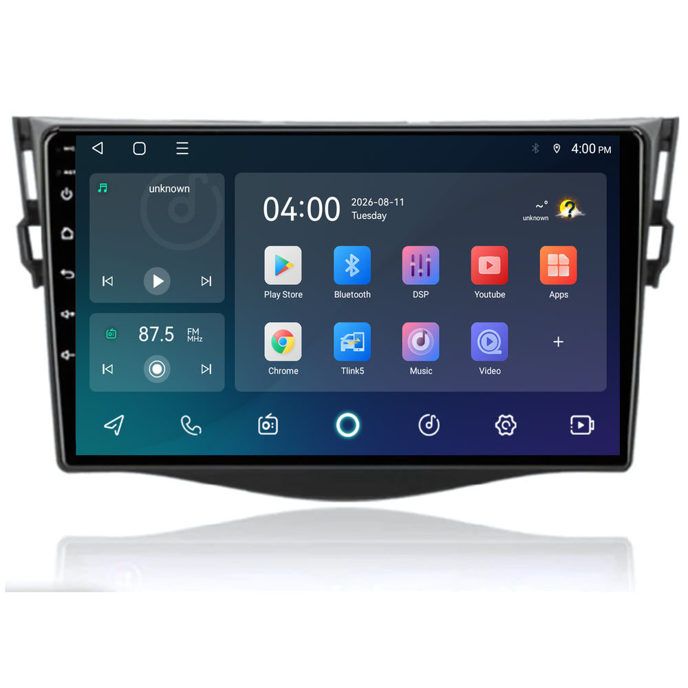 Toyota RAV4 | Android 15 | 9 inch Autoradio | 2006 t/m 2013 | CarPlay & Android Auto