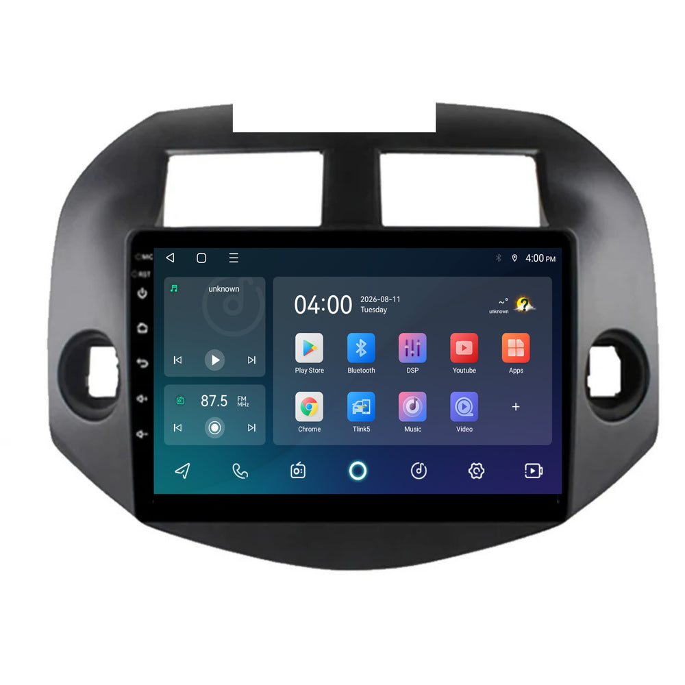 Radio CarPlay e Android Auto per Toyota RAV4 | 2007–2012 | 10 pollici | Android 15 | CTX-7314