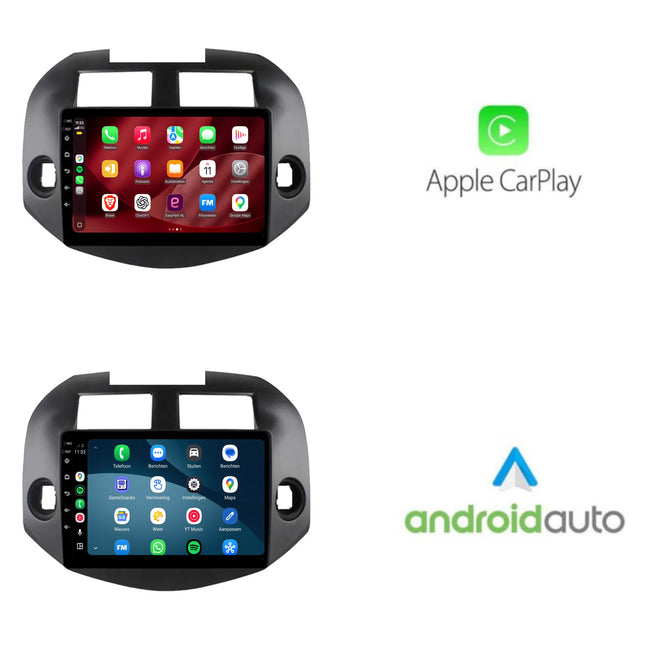 Toyota RAV4-radio med CarPlay och Android Auto | 2007–2012 | 10 tum | Android 15 | CTX-7314