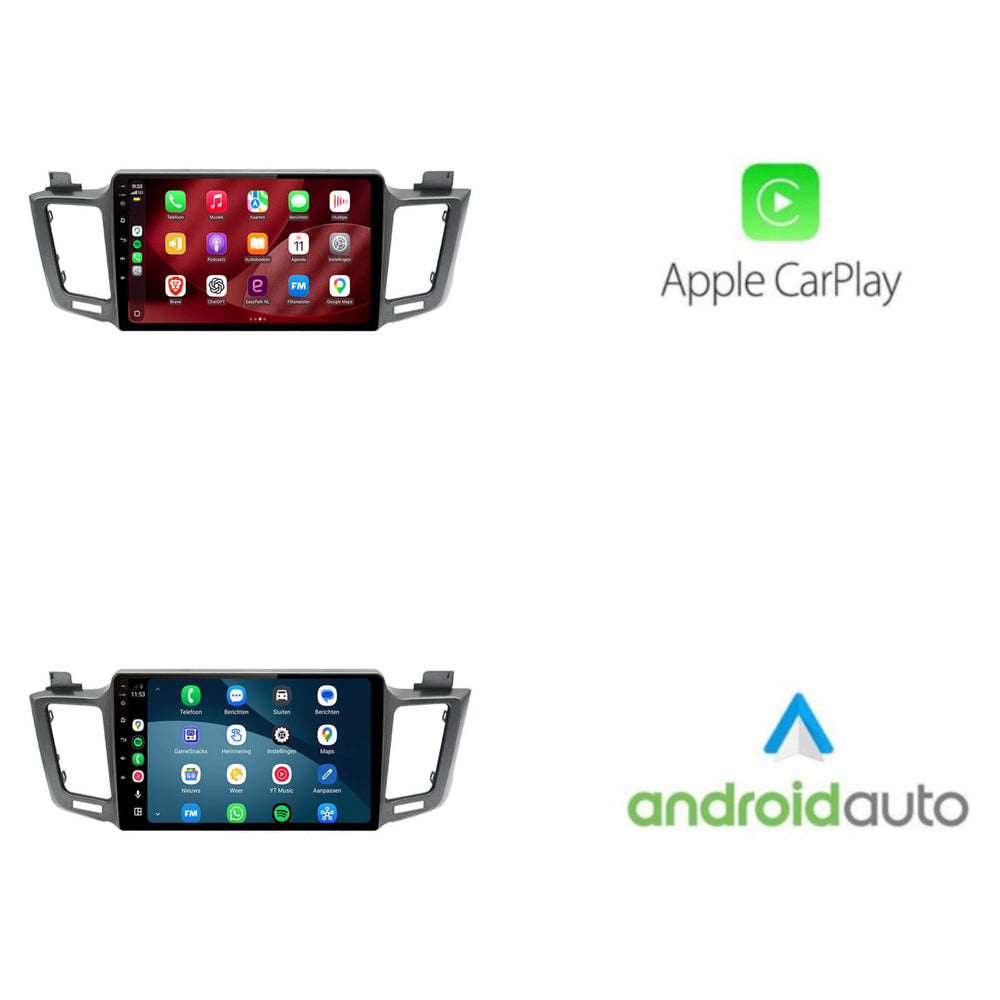 Autoradio CarPlay et Android Auto pour Toyota RAV4 | 2013–2018 | 9 pouces | Android 15 | CTX-7249