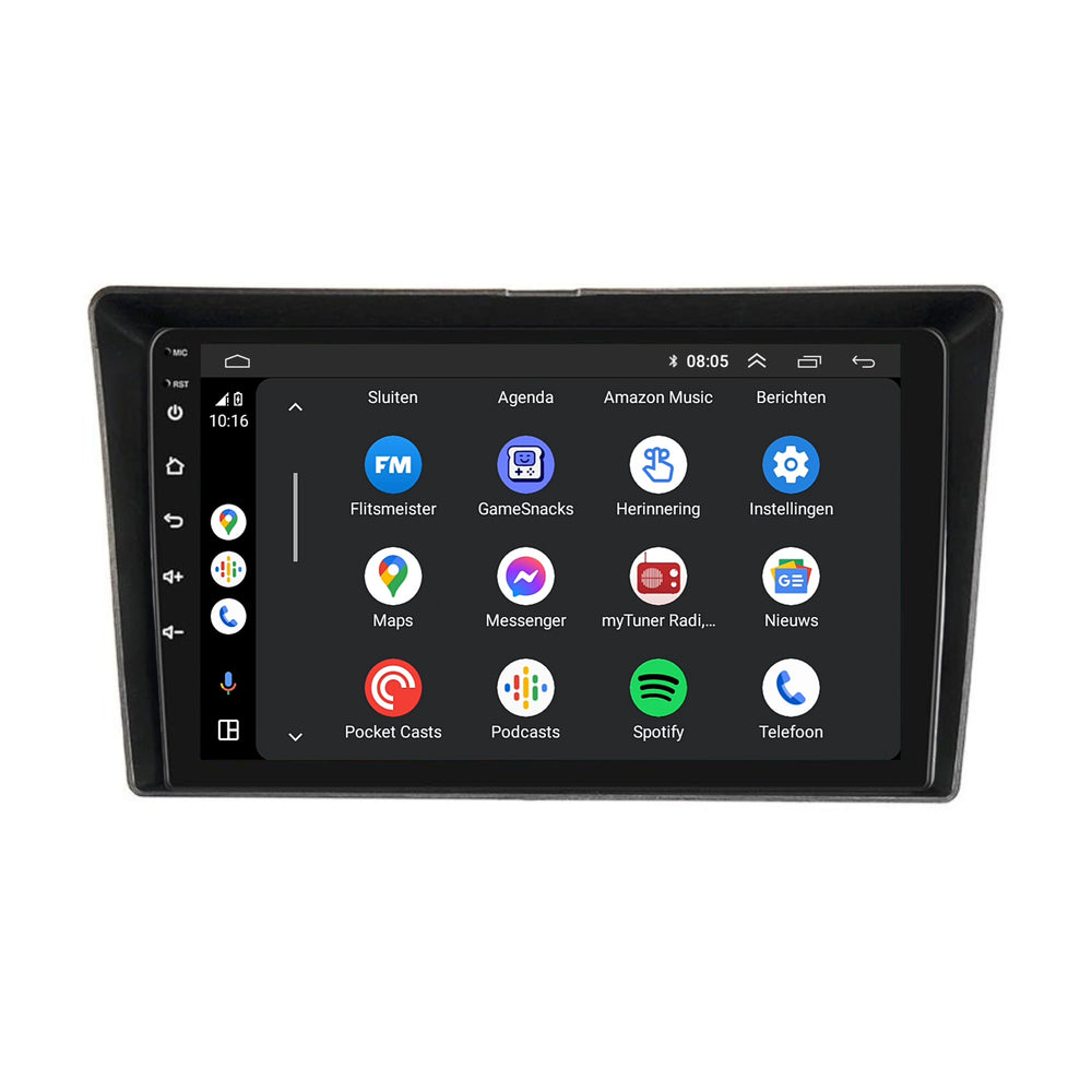 Toyota Verso-S | Android 13 | Autoradio | 2011 t/m 2015 | CarPlay & Android Auto