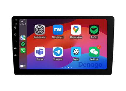 Toyota Yaris CarPlay autoradio | 1999 t/m 2005 | Denago DNG-A350 | 9 inch | Android 13 | Draadloos CarPlay & Android Auto