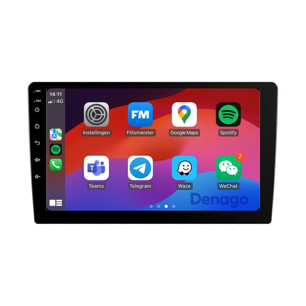 Toyota Yaris CarPlay autoradio | 1999 t/m 2005 | Denago DNG-A350 | 9 inch | Android 13 | Draadloos CarPlay & Android Auto