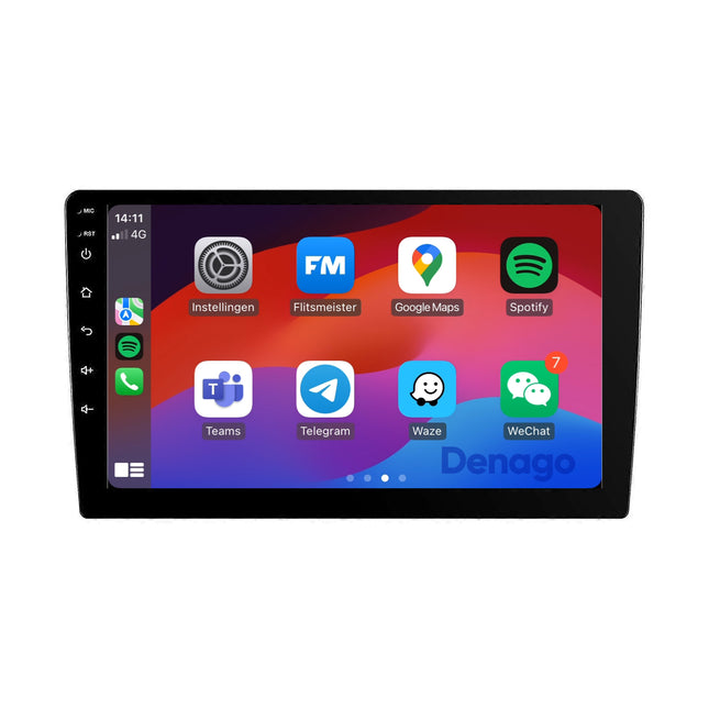 Toyota Yaris CarPlay autoradio | 1999 t/m 2005 | Denago DNG-A350 | 9 inch | Android 13 | Draadloos CarPlay & Android Auto