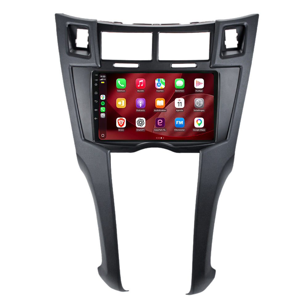 Toyota Yaris-radio med CarPlay og Android Auto | 2005–2012 | 9 tommer | Android 15 | CTX-7406