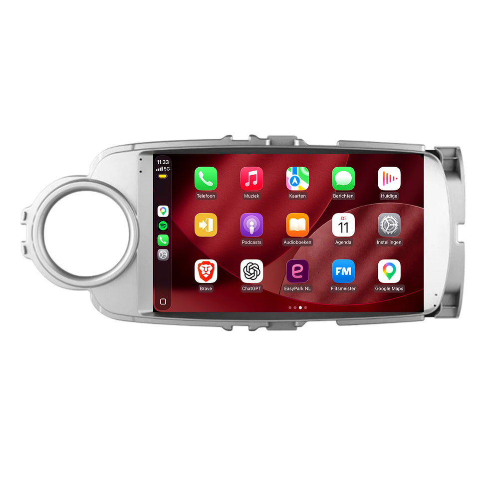 Toyota Yaris Radio mit CarPlay & Android Auto | 2011–2019 | 9 Zoll | Android 15 | CTX-7286