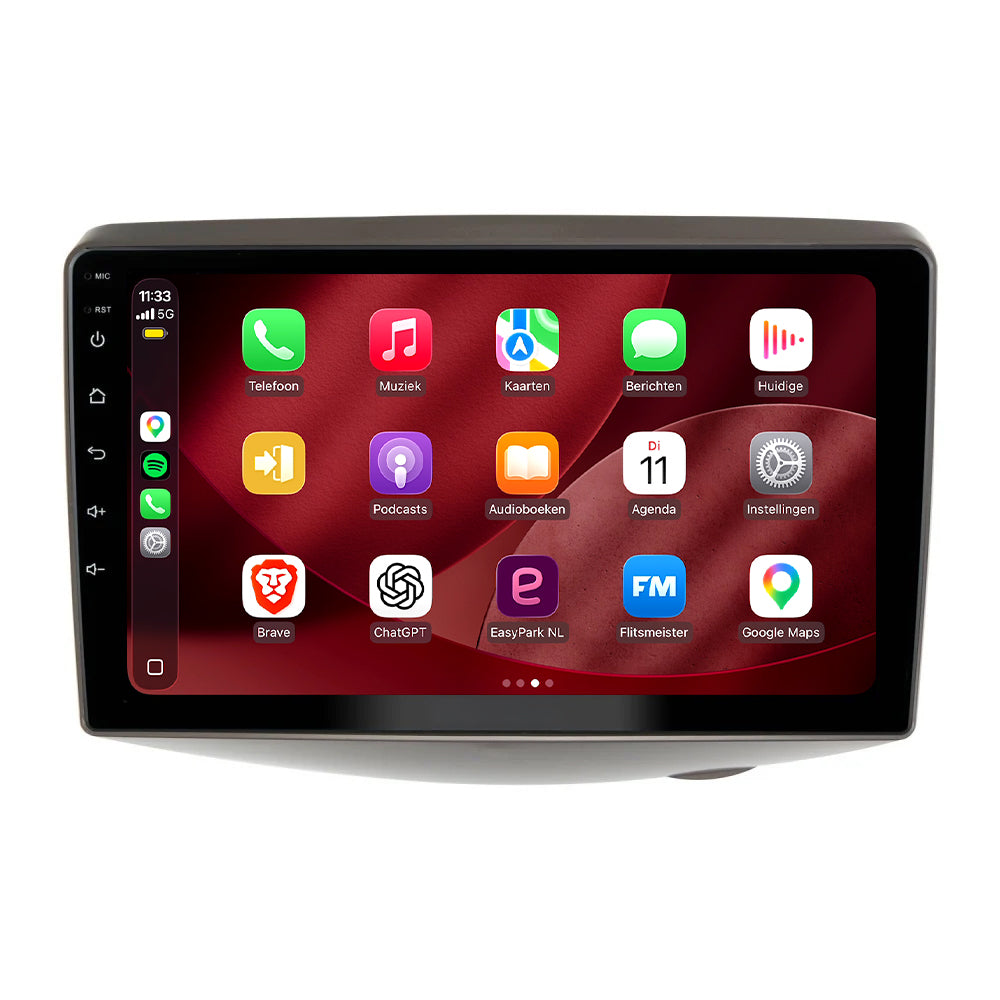 Toyota Yaris Radio mit CarPlay & Android Auto | 1999–2005 | 9 Zoll | Android 15 | CTX-7351
