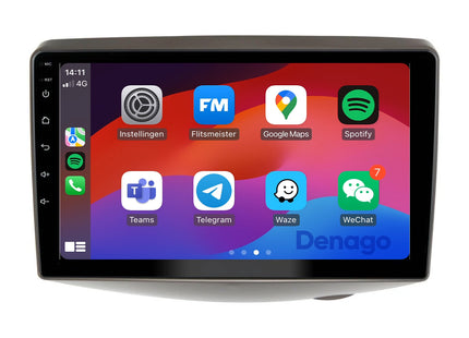 Toyota Yaris CarPlay autoradio Low versie | 1999 t/m 2005 | Denago DNG-A351 | 9 inch | Android 13 | Draadloos CarPlay & Android Auto