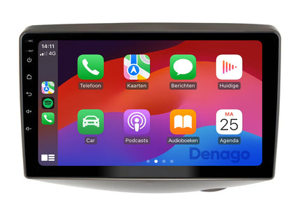 Toyota Yaris CarPlay autoradio Low versie | 1999 t/m 2005 | Denago DNG-A351 | 9 inch | Android 13 | Draadloos CarPlay & Android Auto