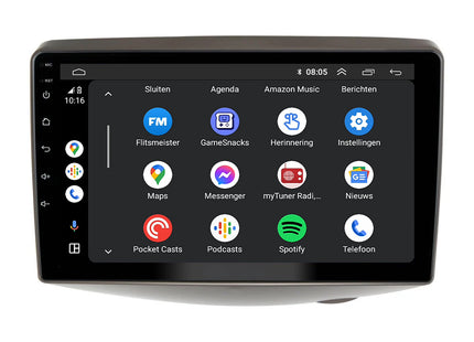 Toyota Yaris | Android 13 | Autoradio | 1999 t/m 2005 | Low versie | CarPlay & Android Auto