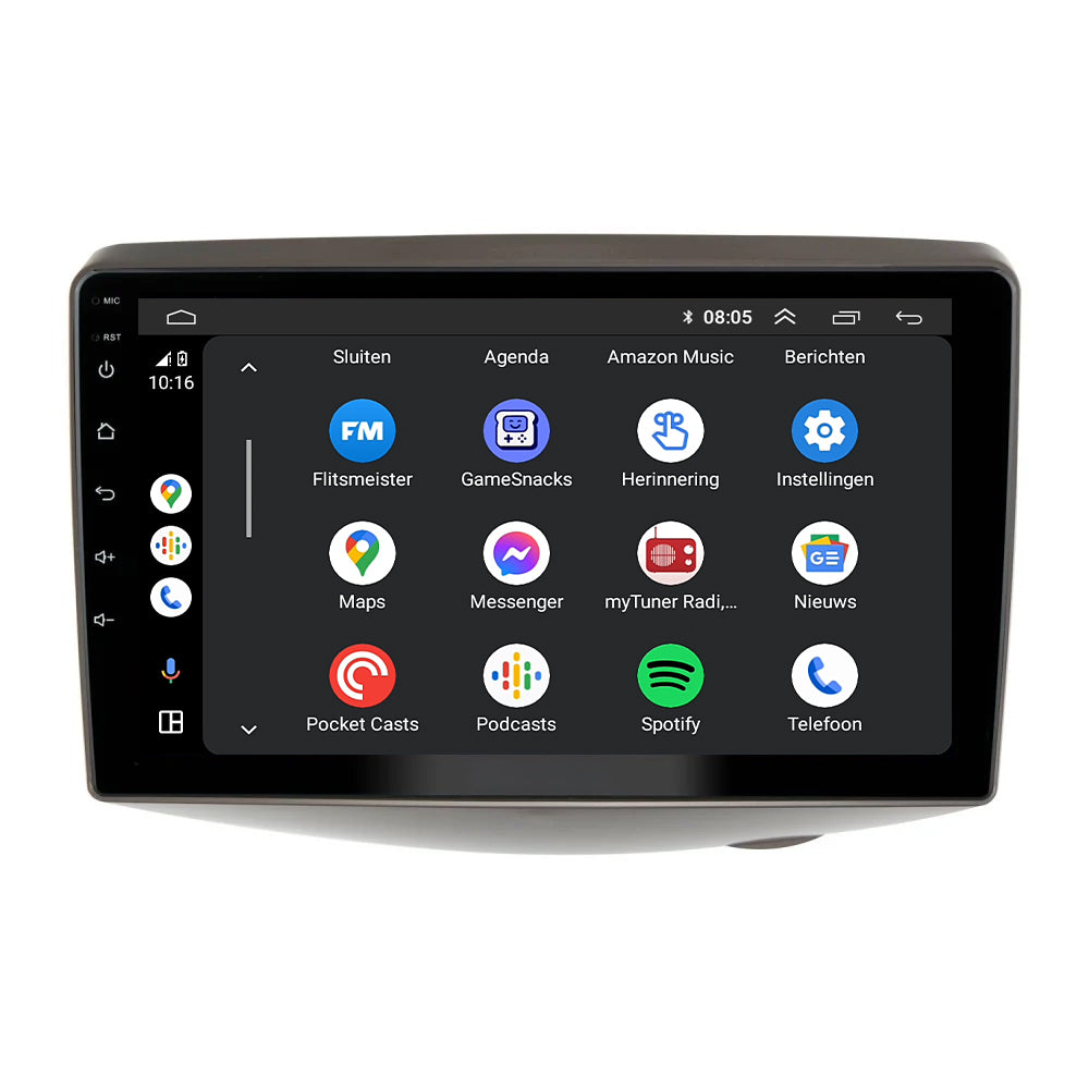 Toyota Yaris | Android 13 | Car radio | 1999 to 2005 | Low version | CarPlay & Android Auto