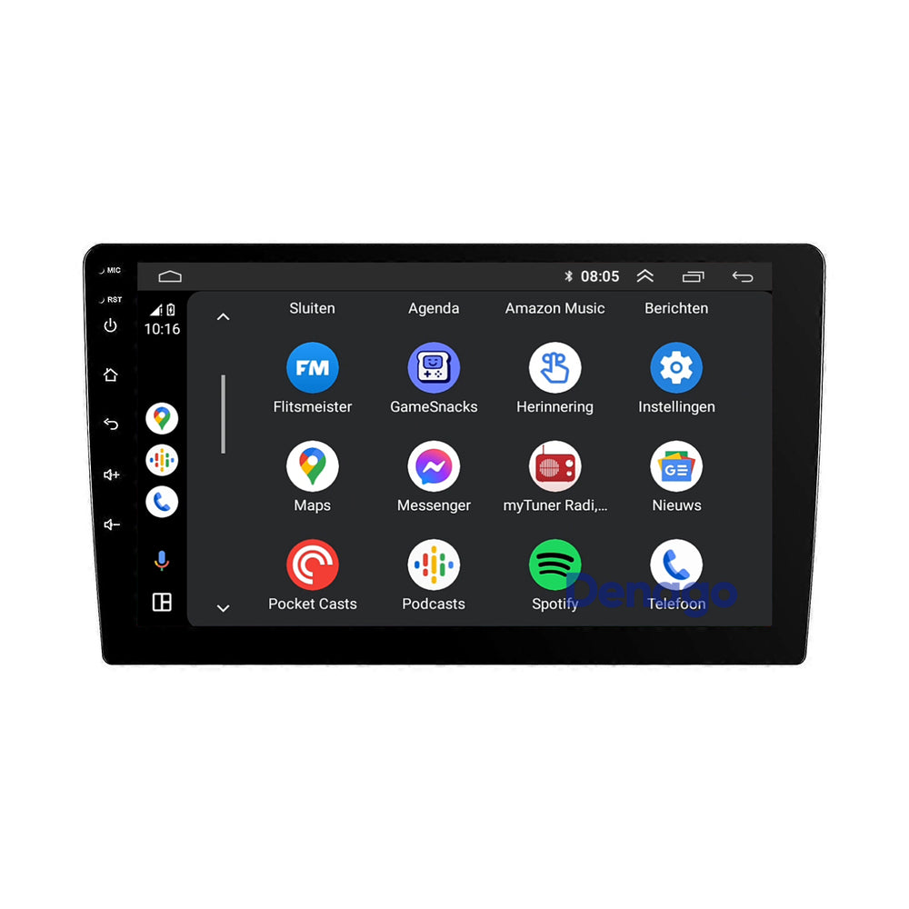 Toyota Yaris CarPlay autoradio | 1999 t/m 2005 | Denago DNG-A350 | 9 inch | Android 13 | Draadloos CarPlay & Android Auto