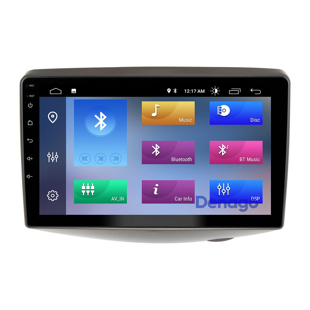 Toyota Yaris CarPlay autoradio Low versie | 1999 t/m 2005 | Denago DNG-A351 | 9 inch | Android 13 | Draadloos CarPlay & Android Auto