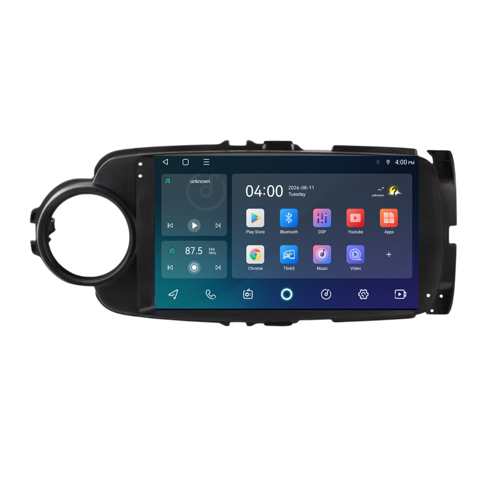 Toyota Yaris-radio med CarPlay og Android Auto | 2011–2019 | 9 tommer | Android 15 | CTX-7287