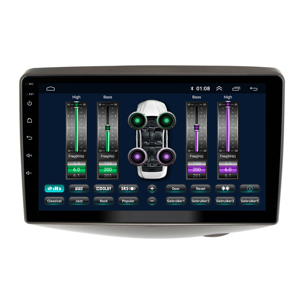 Toyota Yaris | Android 13 | Car radio | 1999 to 2005 | Low version | CarPlay & Android Auto