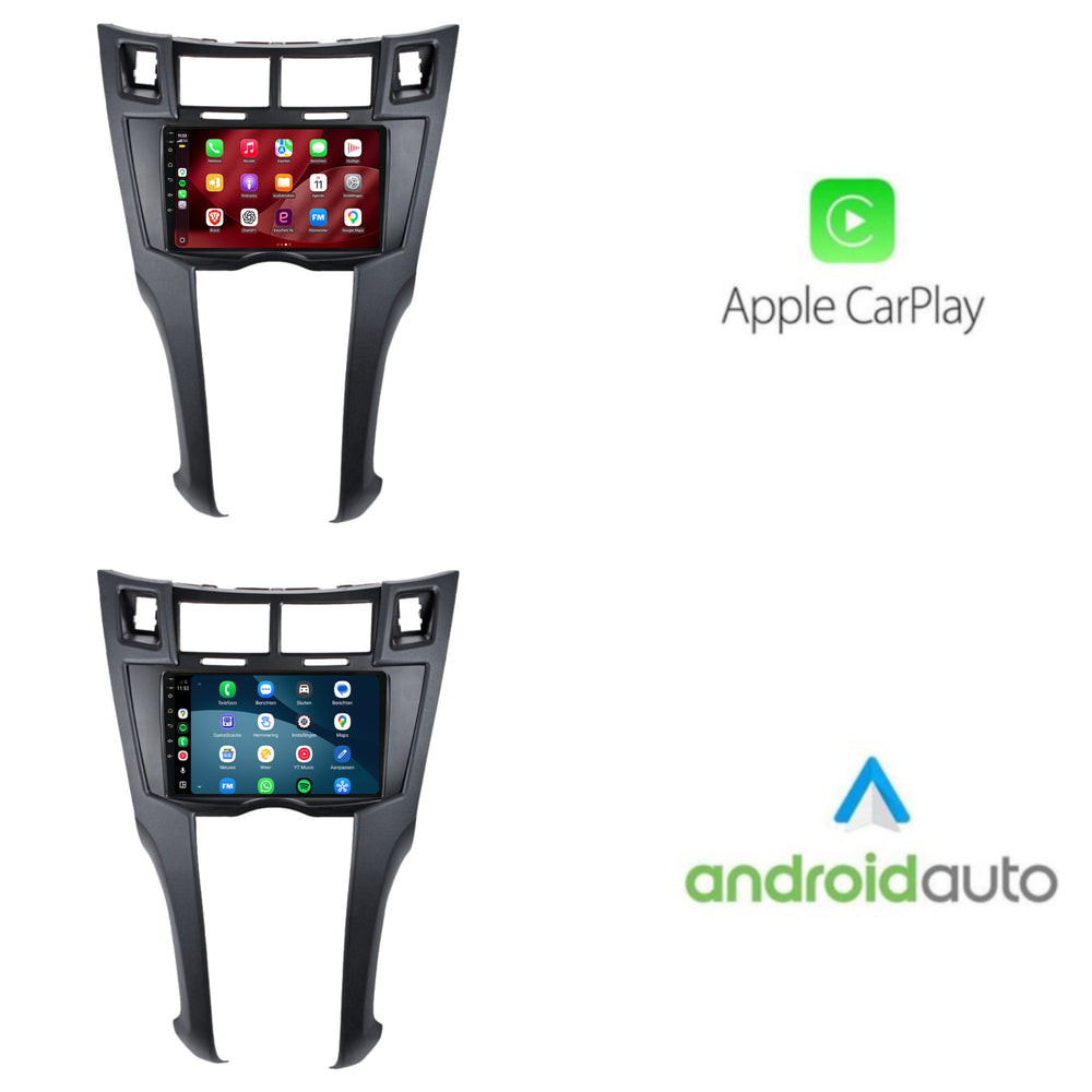 Toyota Yaris-radio med CarPlay og Android Auto | 2005–2012 | 9 tommer | Android 15 | CTX-7406
