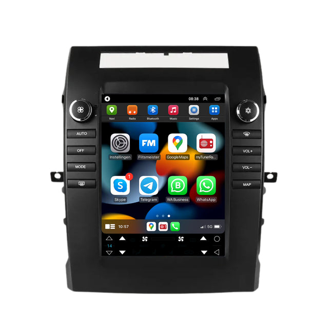 Toyota Corolla Tesla Style | Android 13 | Autoradio | 2004 t/m 2009 | CarPlay & Android Auto