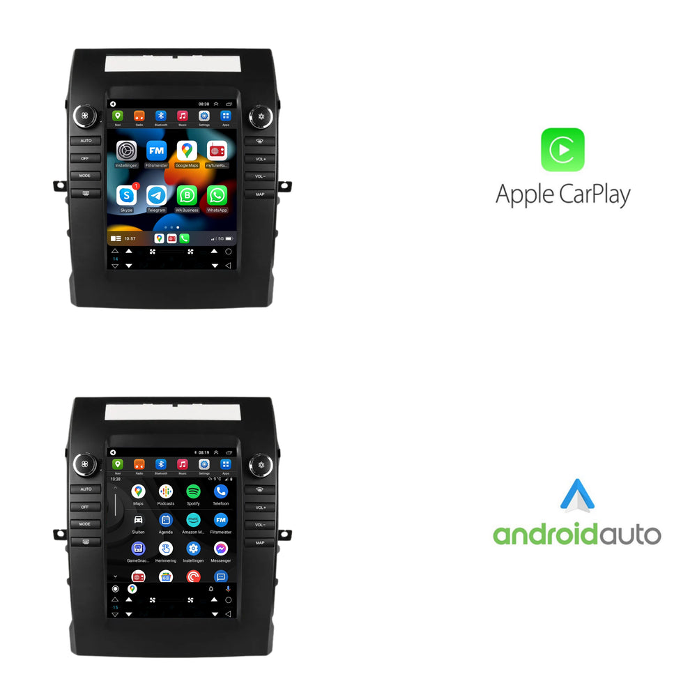 Toyota Corolla Tesla Style | Android 13 | Car radio | 2004 to 2009 | CarPlay & Android Auto