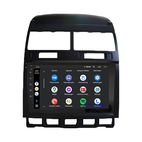 Volkswagen Touareg CarPlay autoradio | 2002 t/m 2010 | Denago DNG-A326 | 9 inch | Android 13 | Draadloos CarPlay & Android Auto
