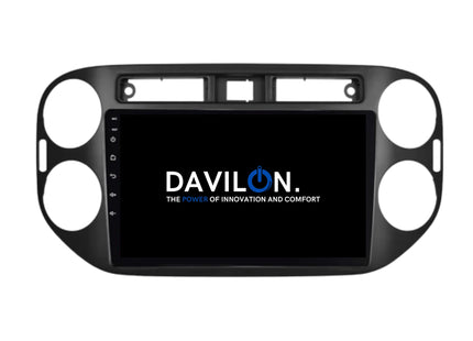 Volkswagen Tiguan | Android 13 | Autoradio | 2007 t/m 2015 | CarPlay & Android Auto | Glans Zwart