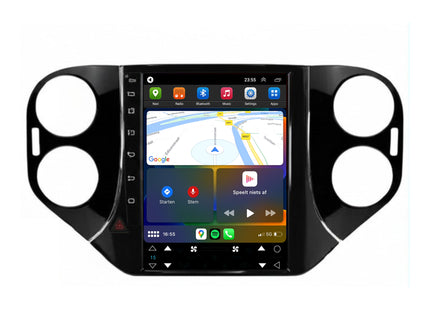 Volkswagen Tiguan Tesla Style | Android 13 | Autoradio | 2007 t/m 2016 | CarPlay & Android Auto