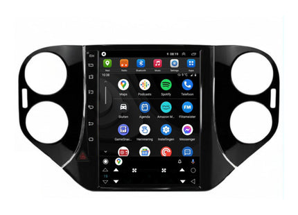 Volkswagen Tiguan CarPlay autoradio | 2007 t/m 2016 | Denago DNG-A419 | 9.7 inch Tesla Style | Android 13 | Draadloos CarPlay & Android Auto