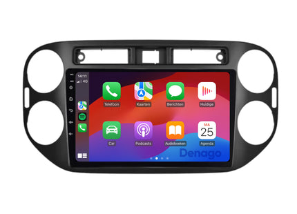 Volkswagen Tiguan CarPlay autoradio | 2007 t/m 2015 | Denago DNG-A394 | 9 inch | Android 13 | Draadloos CarPlay & Android Auto