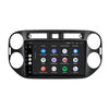 Volkswagen Tiguan | Android 13 | Car radio | 2007 to 2015 | CarPlay & Android Auto | Gloss Black